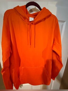 Nike Orange Crewneck Hoodie